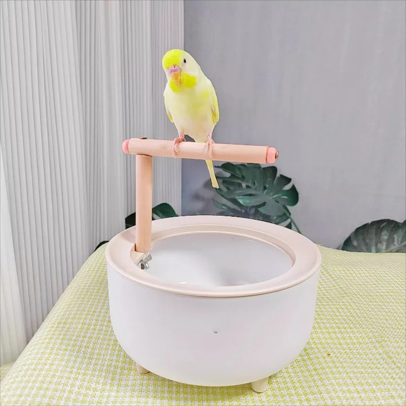 Toy desktop shit parrot stand small sun potty fixed-point defecation artifact