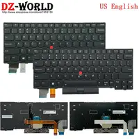 Teclado con retroiluminación para ordenador portátil, accesorio para Lenovo Thinkpad X280, A285, X390, X395, X13, L13, Yoga Gen 1, 2, 01YP080, 5N20V43181, 01YP120, EE. UU., Inglés