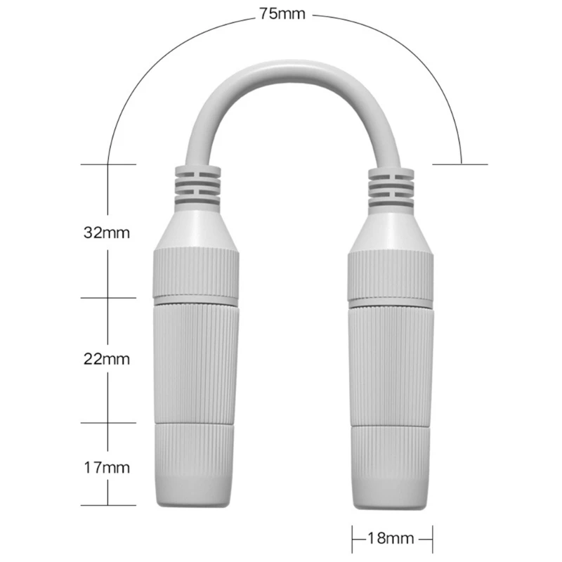 Adaptador Ethernet externo fêmea RJ45 IP67 extensor conector à prova d'água