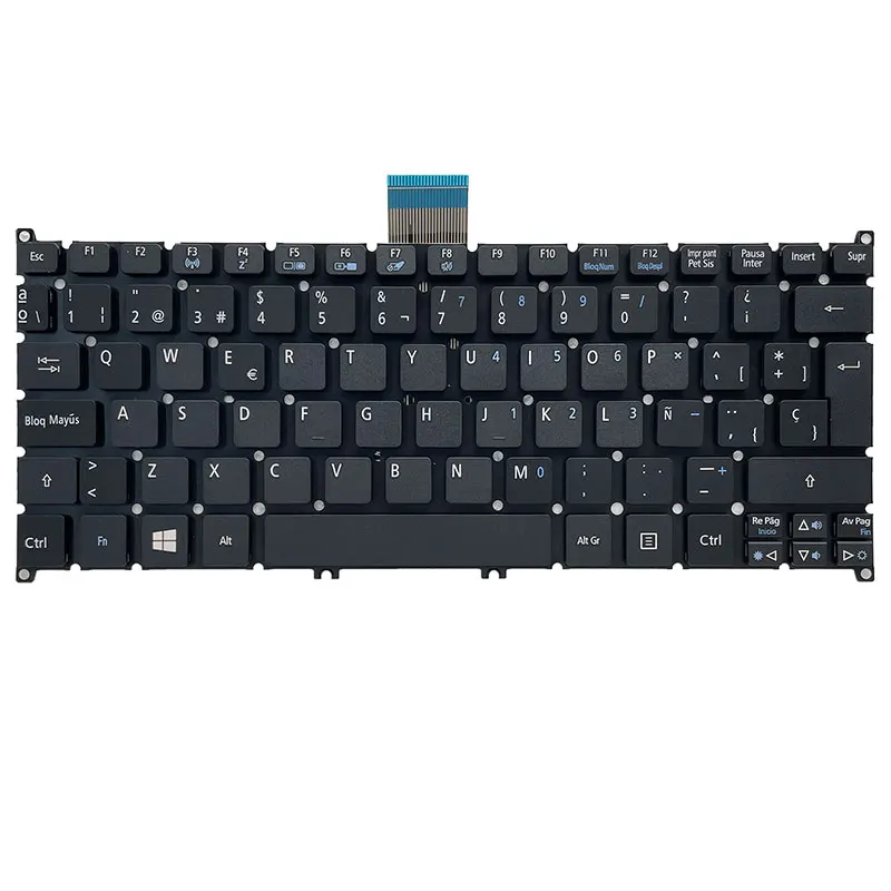 NEW spanish Laptop Keyboard For Acer Aspire S3 S3-391 S3-951 S3-371 S5 S5-391 725 756 TravelMate B1 B113 B113-E B113-M SP black