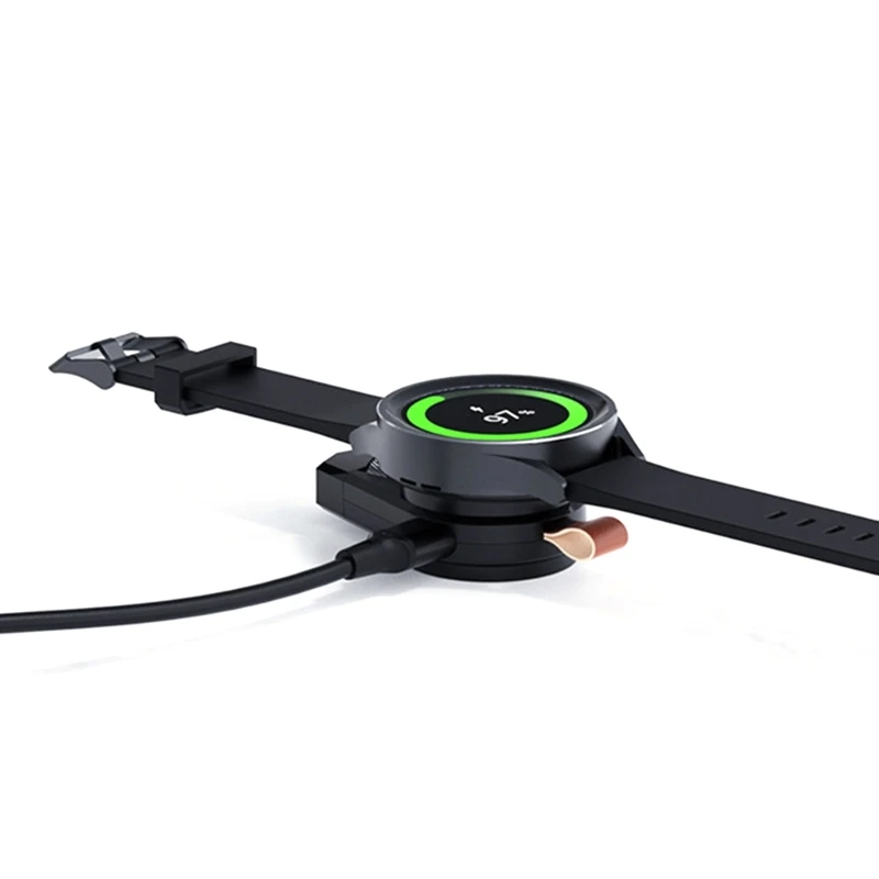 Портативное зарядное устройство USB для часов 6/5/Active 2/Watch4/3, беспроводное магнитное зарядное устройство для быстрой