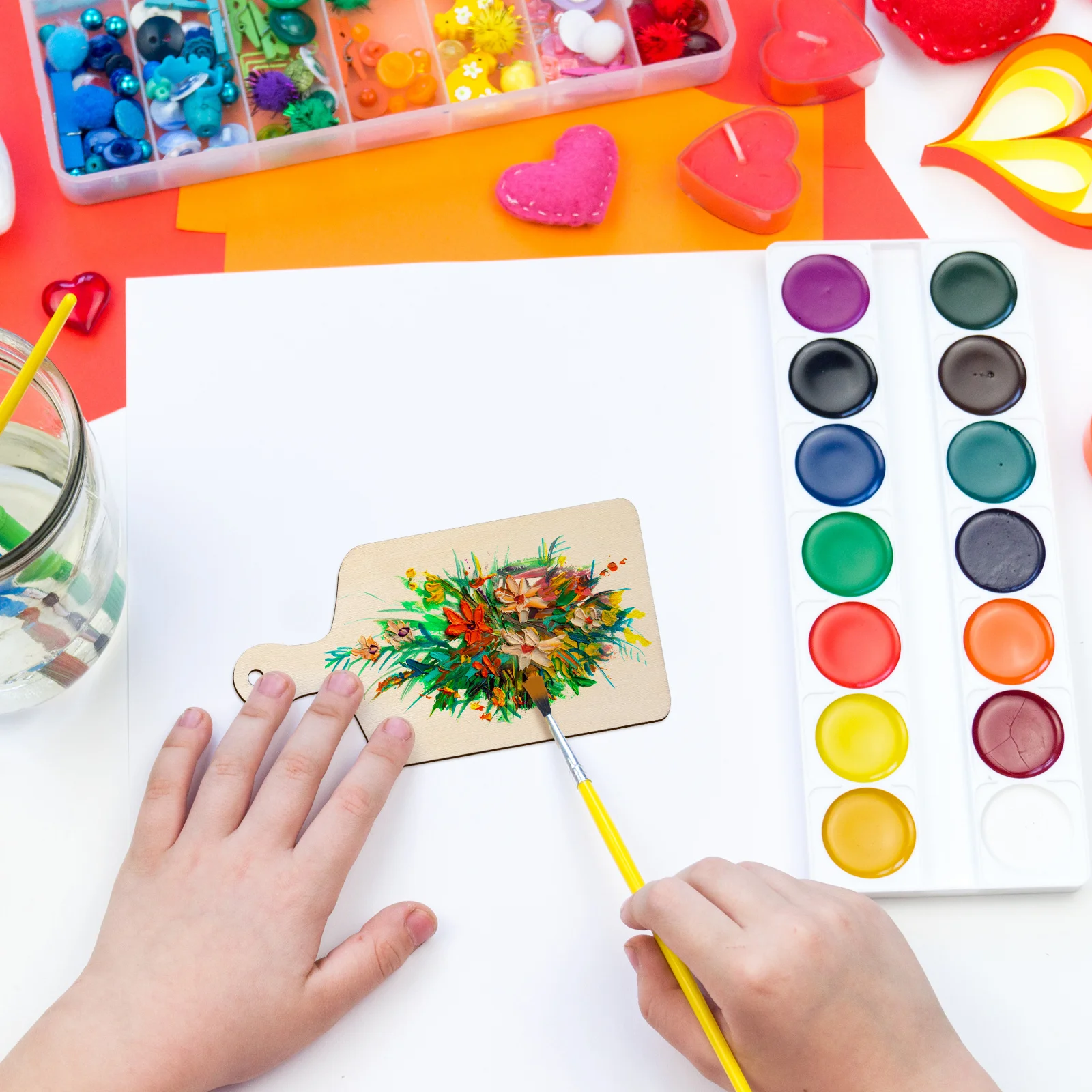 

6Pcs Wood Bread Serving Tray Mini Cake Dessert Pizza Cutting Board DIY Blank Rustic Fruit Food Plates for Bakery Buffet