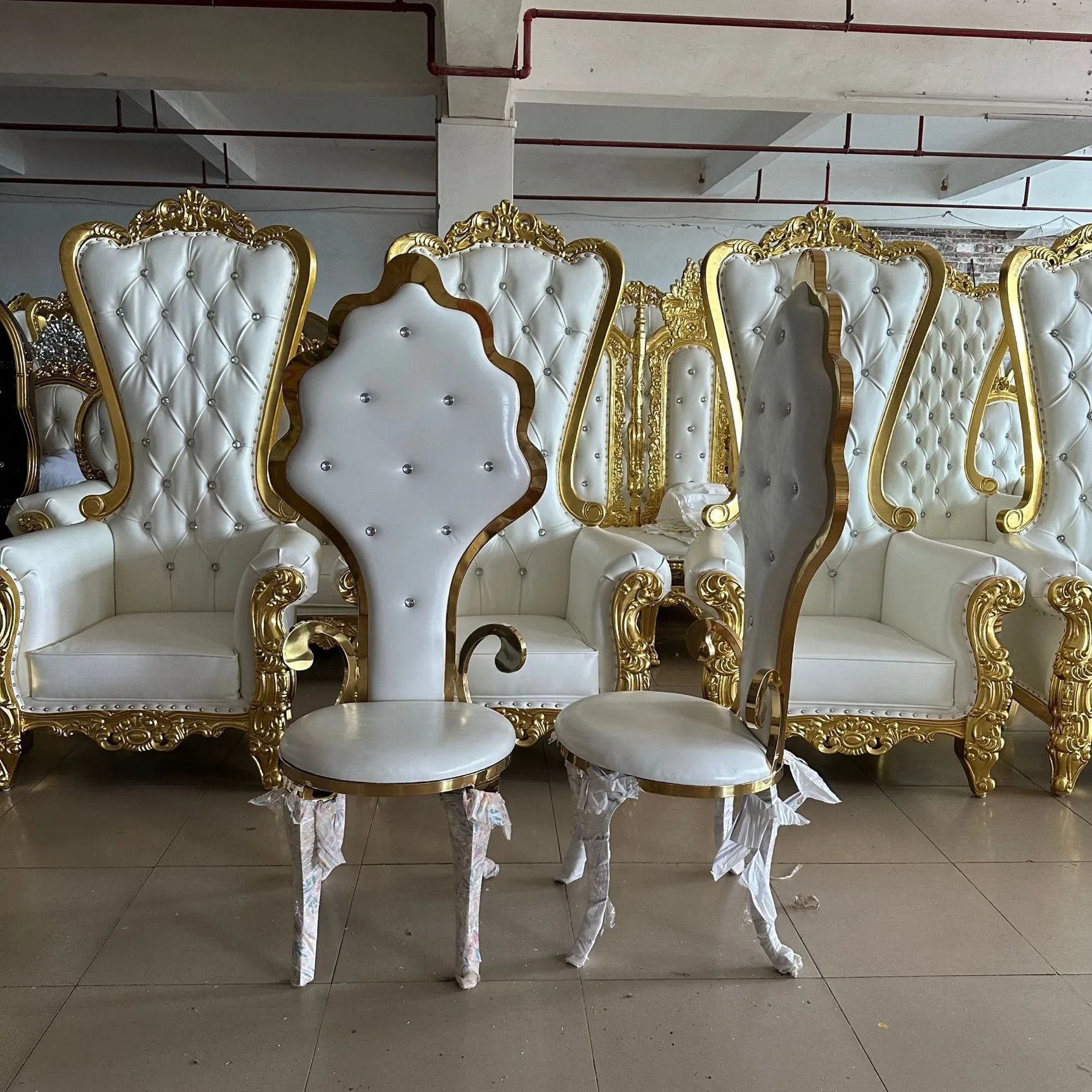 FSDKX Professional Chair For Wedding Banquet Chair Modern Luxury Vip Wedding Dinning Chairs Single