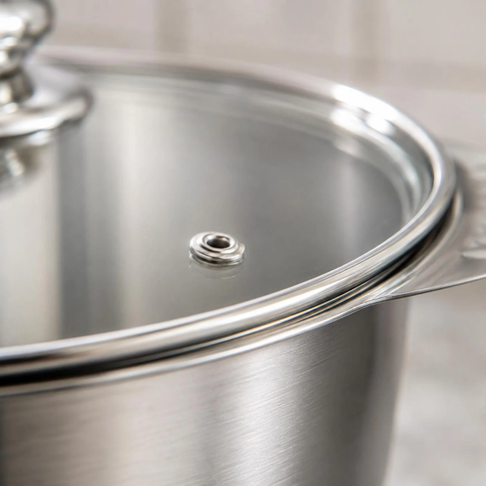 

Lard Pot Brushed Finish Stainless Steel Pot Household Storage Easy to Clean