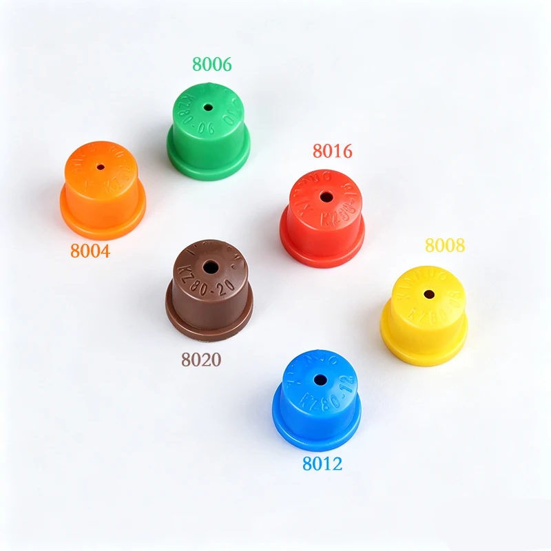 10 pcs Hollow Cone Spray Nozzle 80° Spray Angle High Pressure Windproof Round Atomizing Nozzle for Farm Sprayer