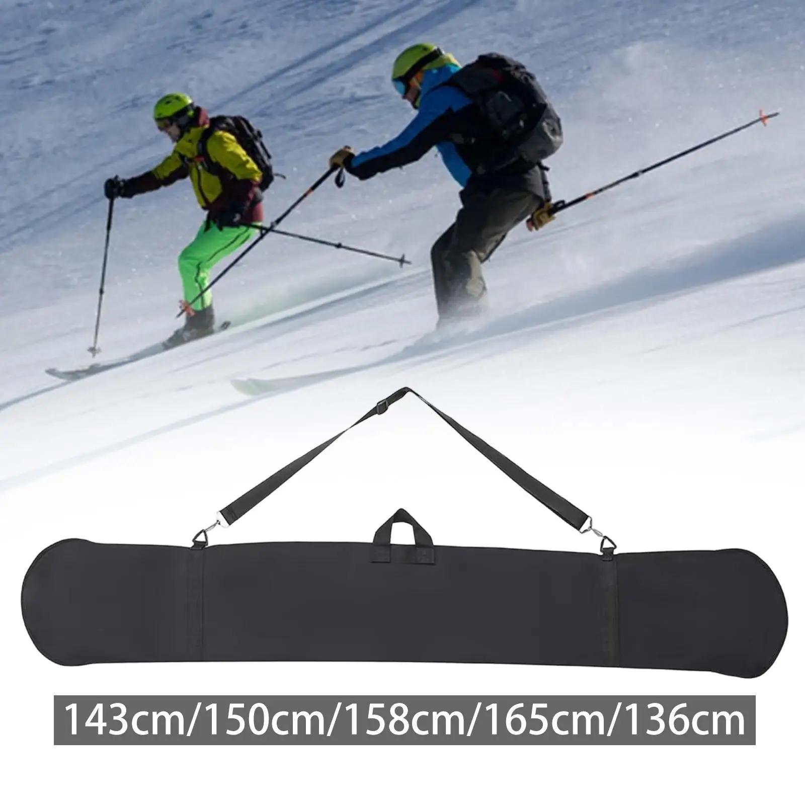 Snowboard Sleeve Storage Bag Universal Premium, Accessories, Scratch Resistant, Snowboard Carry Bag, Neoprene Pouch Protective