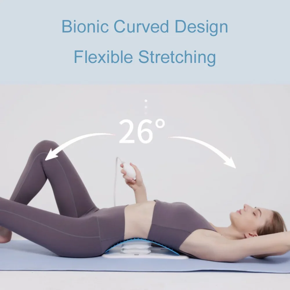 

Adjustable Back Stretcher Pillow for Back Pain Relief lumbar Support Herniated Disc Posture Corrector Spinal Stenosis
