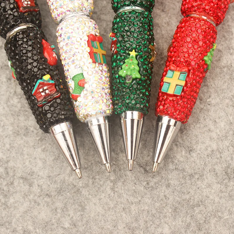 Shiny Christmas Style DIY Ballpoint Pen School Hospital Student Nurse Ball Pen