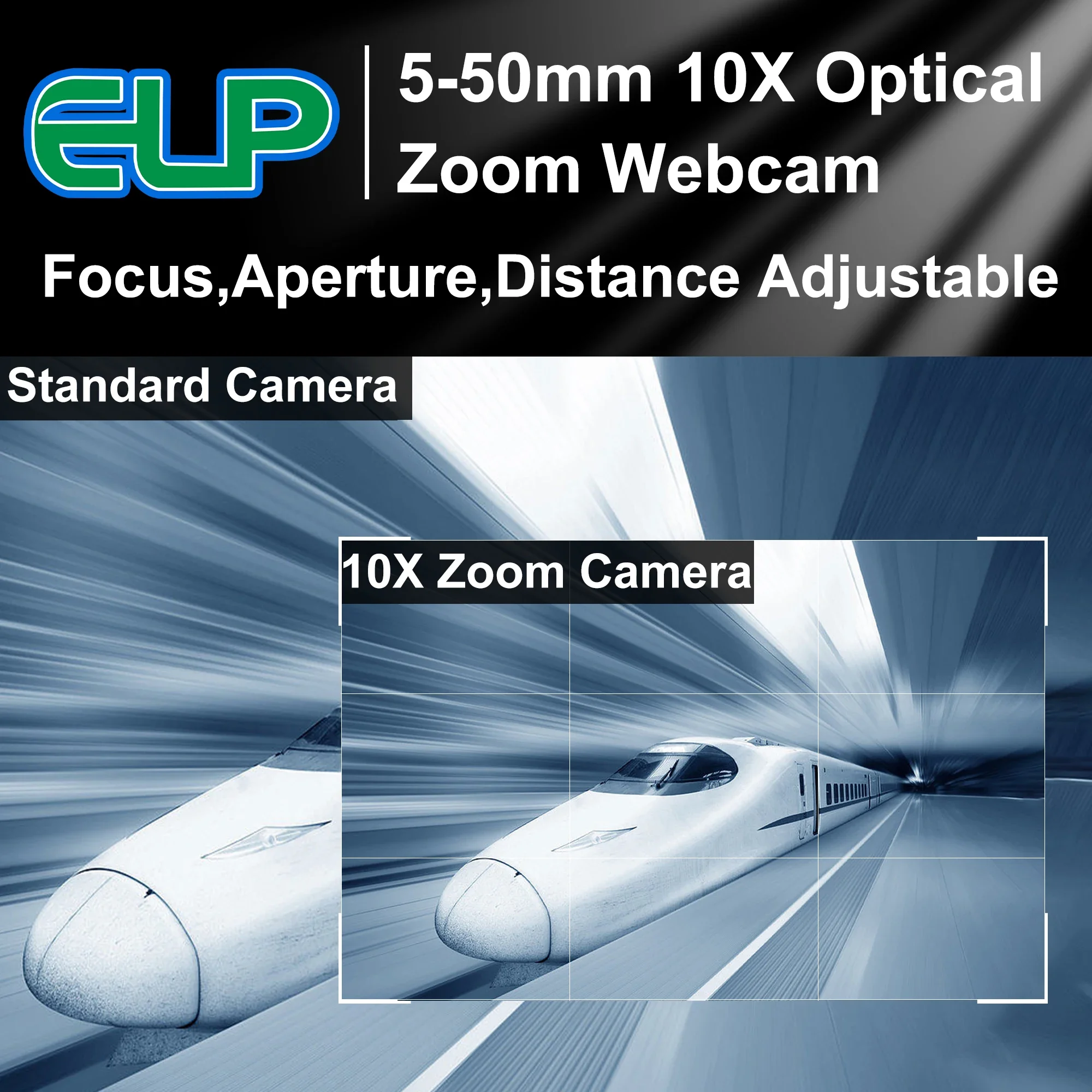 ELP 수동 줌 카메라 산업용 PC 웹캠, 윈도우 맥 리눅스 PI 지지대 산업용, USB 웹캠, 1080P, 30fps, 1920x1080, H.264