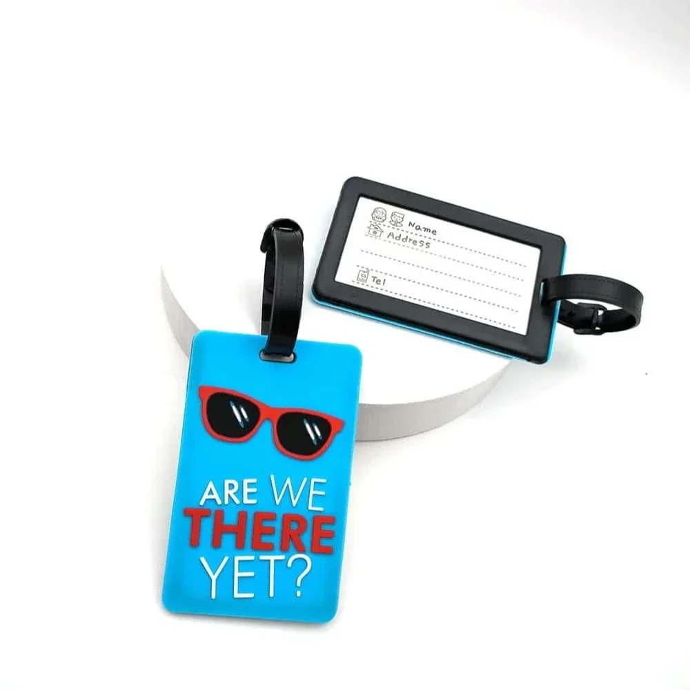 1PC Fashion PVC & Silicone Luggage Tag High Quality Portable Travel ID Address Holder Privacy Protector Suitcase Accessory