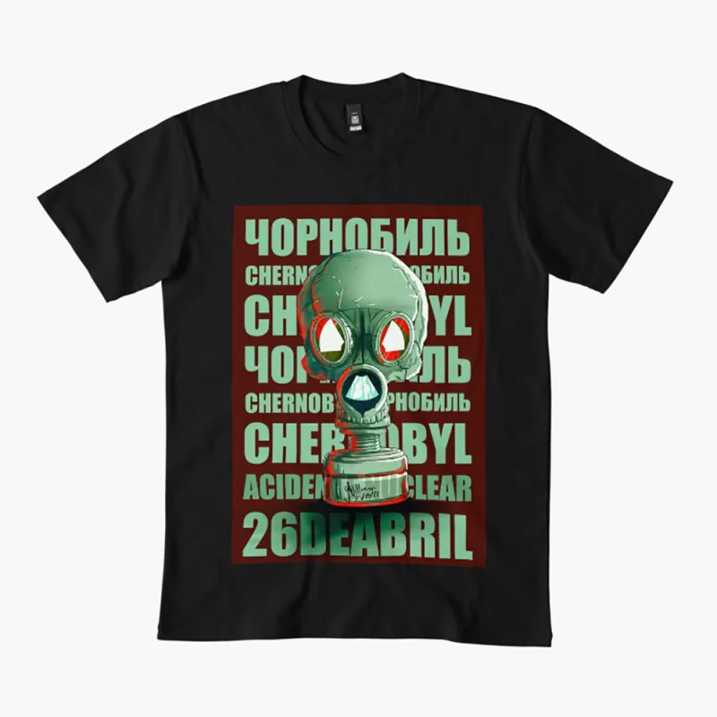 

Chernobyl remenber Danger exclusion zone Nuclear disaster Retro gift t shirt Ghost City Pripyat Graphic Clothes All size Tops