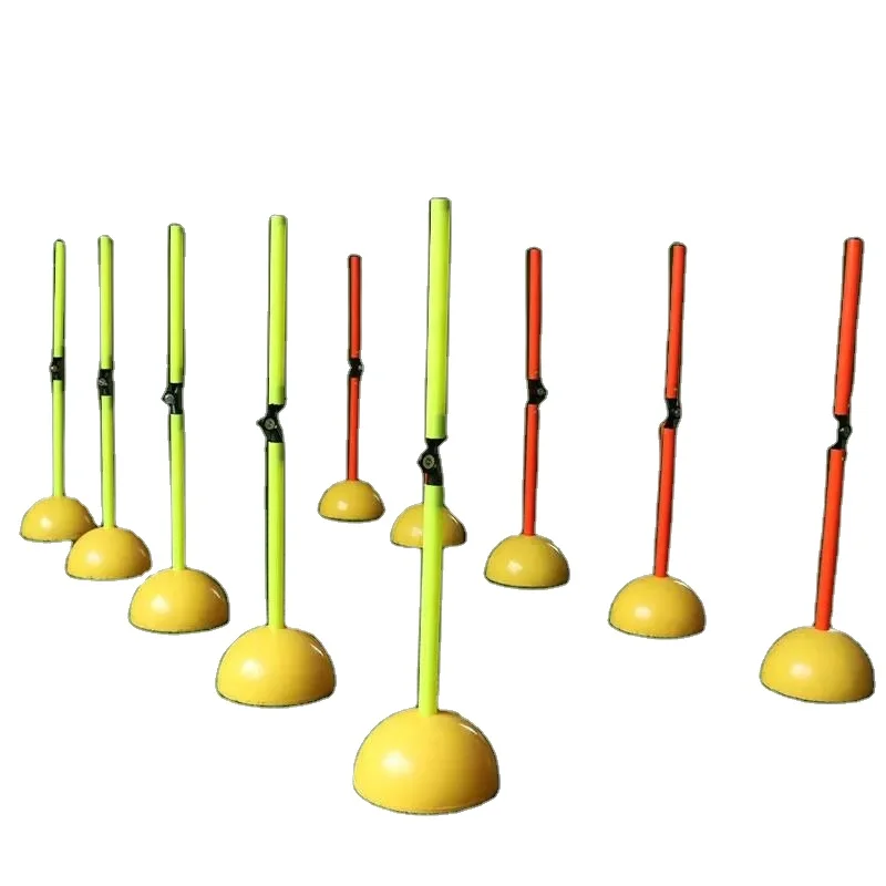 

Multi Function Sports Equipment Training Hurdle Agility Speed Ladder Slalom Poles Flexible Agility Training Pole