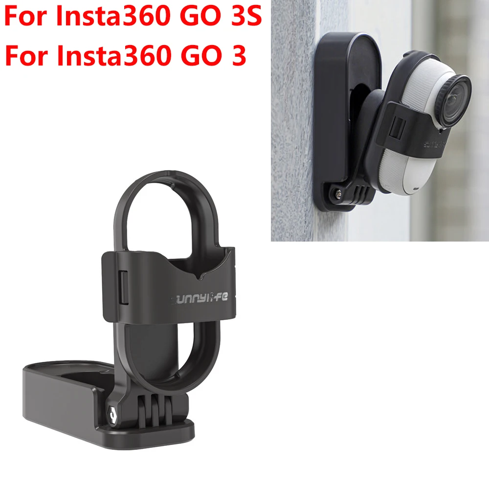 for Insta360 Go 3S Camera Mount Adapter Foldabl Frame Thumb Extension Bracket Horizontal Vertical Shot Border for Insta360 Go3