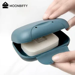 Portable Travel Soap Box Four Colors Waterproof Leak Proof Stylish Compact Easy To Carry Bathroom Storage Sealed Box Baños
