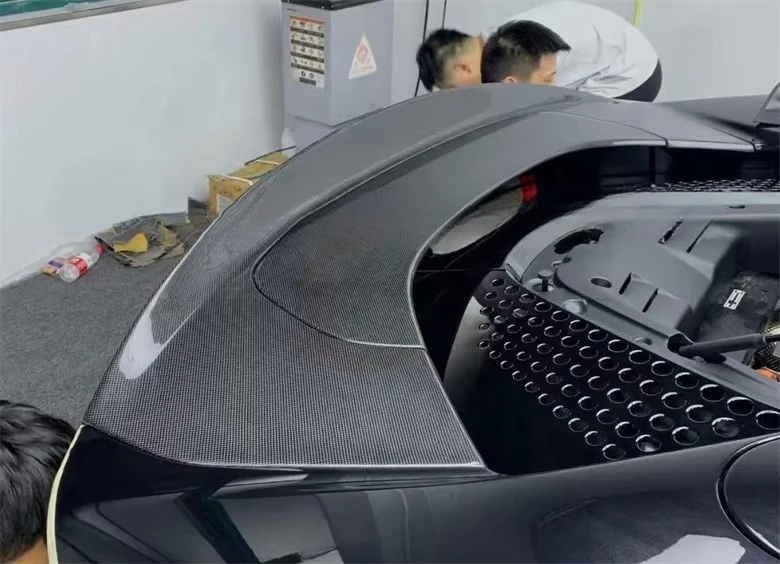 

Высококачественный задний спойлер из сухого карбона в стиле AF для Ferrari SF90, комплект обвеса, заднее крыло