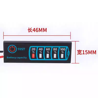 2S-8S 18650 Li-ion Lipo Lithium 5-30V Lead Acid Battery Level Indicator Tester LCD Display Meter Module Capacity Voltage Meter