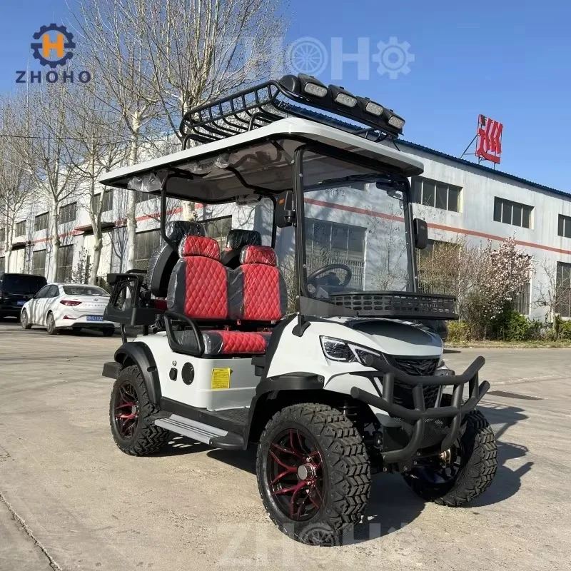 Airo Genuine New Battery-powered 3-4 Seat Electric Golf Cart/pickup Truck/go-kart with a Speed Range of 30-50 Km/h.