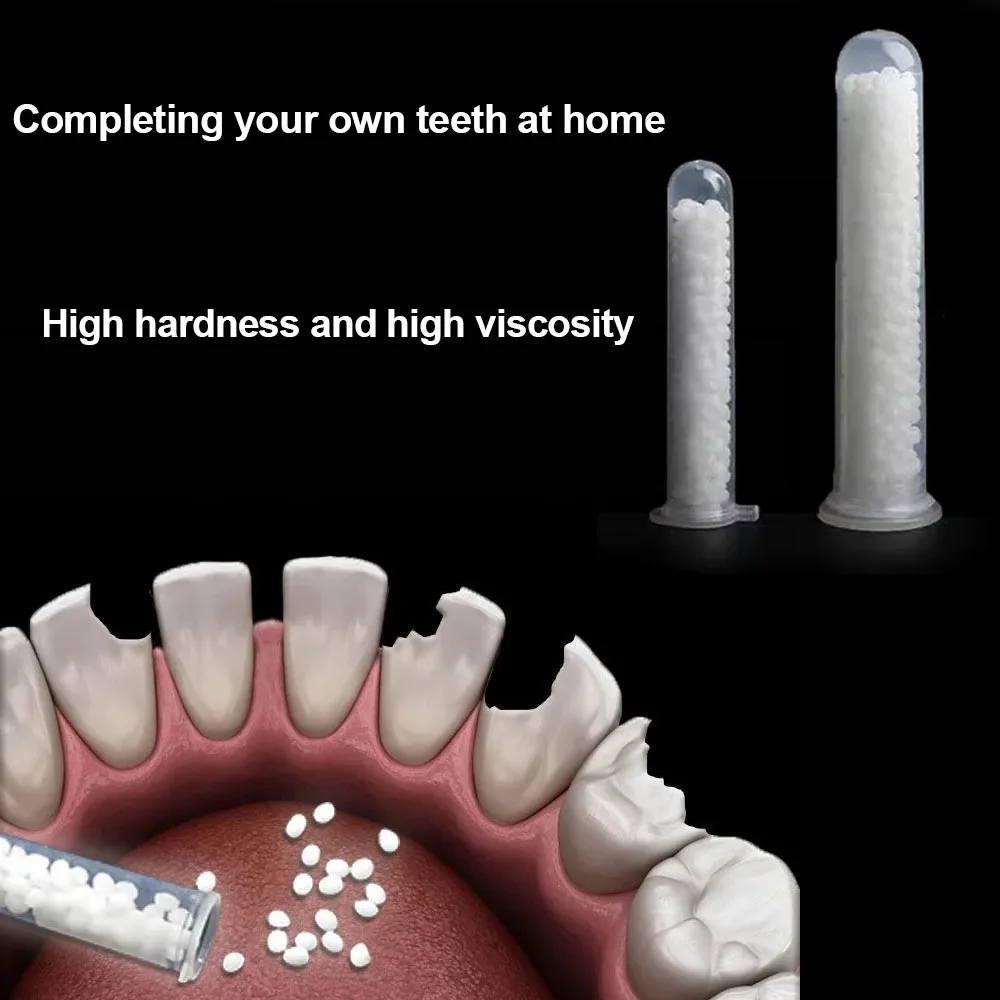 Resin Tooth Permanent high hardness Repair Glue Shapeable Teeth Gaps Filling Teeth Repair Falseteeth Glue Safety Dental Supplies