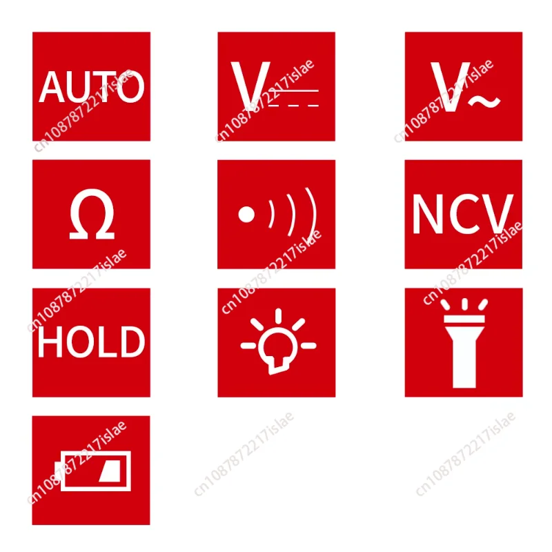 Portable Pen 6000 Counting Digital Multimeter Multi-Tester Voltage Checker and NCV Detection