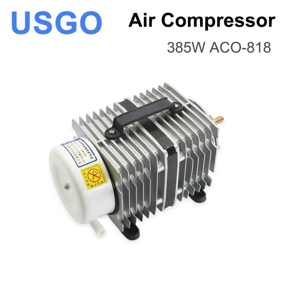 

USGO SUMSUM High Power Air Pumps 385W ACO-818 220V/50Hz Electromagnetic Air Pump For Co2 Laser Engraving&Cutting Machine