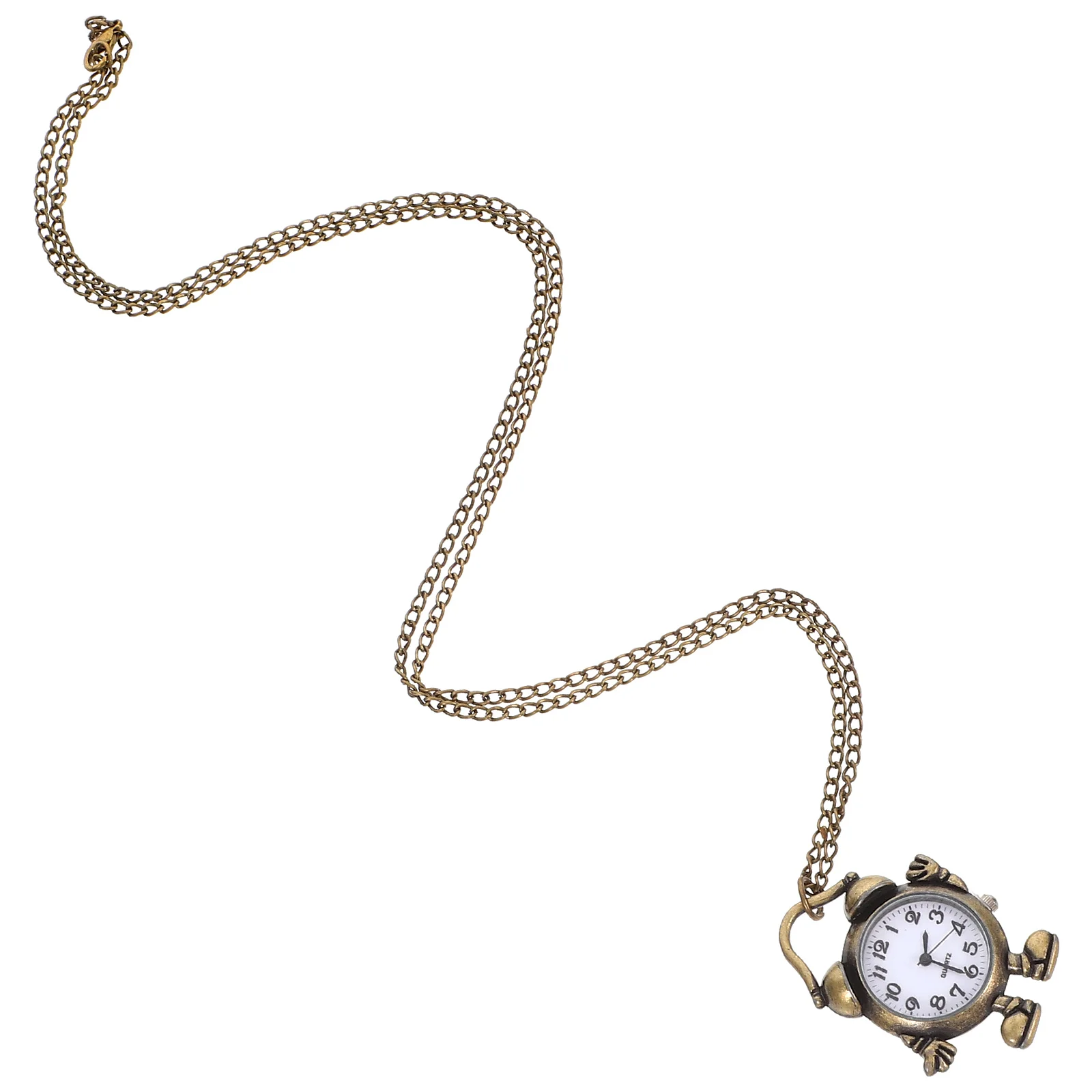 

Adorable Retro Vintage Pocket Quartz Watch Alloy Chic Hanging Watch For Home Decor Creative Fashion Accessory Gift Family