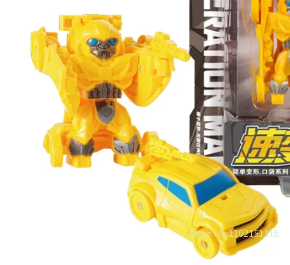 Mini Transformatie Robot Speelgoed Automodellen 2-in-1 Vervormde Auto Speelgoed Robots Kit Actiefiguren Kinderen Educatief Speelgoed Geschenken