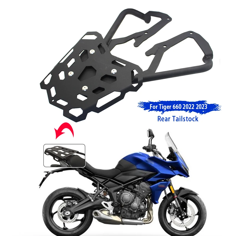 

Fit For Tiger Sport 660 Tiger 660 Tiger660 2022-ON Motorcycle Rear Luggage Rack Carrier Case Support Holder Bracket Accessories