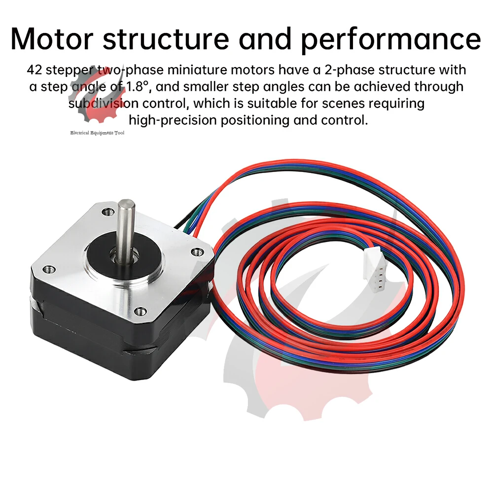 

42 Шаговый двигатель 17HS4023 42DYB311C-21D8 для лазерного гравировального станка с ЧПУ 3D-принтер двигатель 1,8 градуса