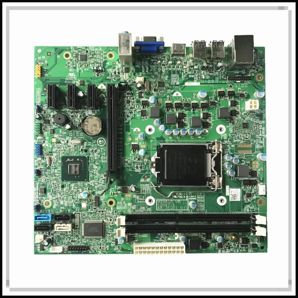 For DELL OptiPlex 3010 Desktop Motherboard MIH61R MB 10097-1 CN-042P49 042P49 42P49  LGA1155 H61 DDR3 100% Tested Fast Ship