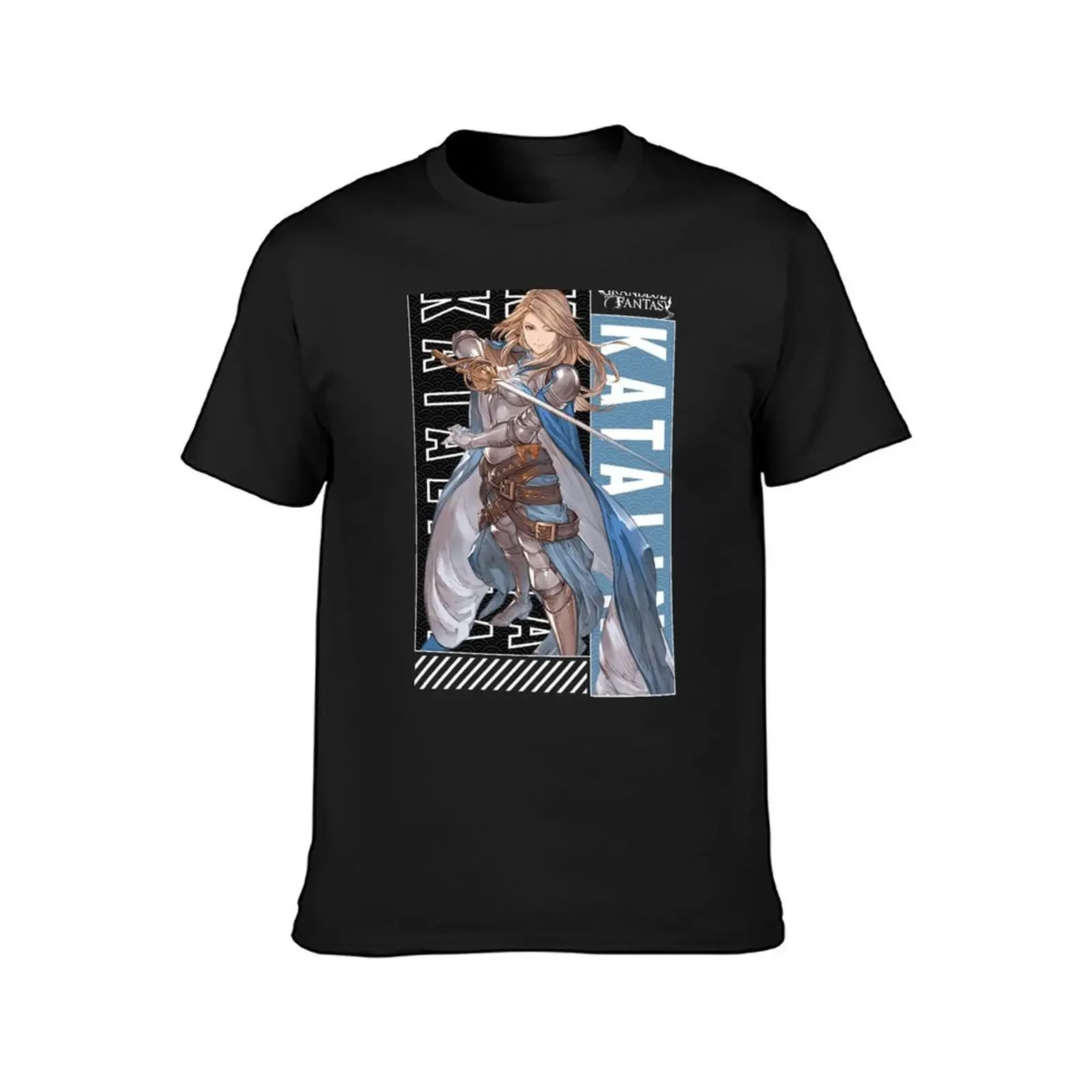 Katalina Granblue Fantasy The Animation T-Shirt korean fashion aesthetic clothes quick-drying plus size tops mens clothing