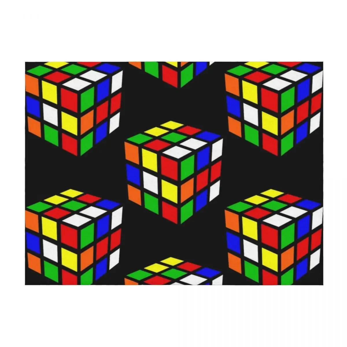 

Magic Cube Throw Blanket Travel valentine gift ideas Softest Thermals For Travel Blankets