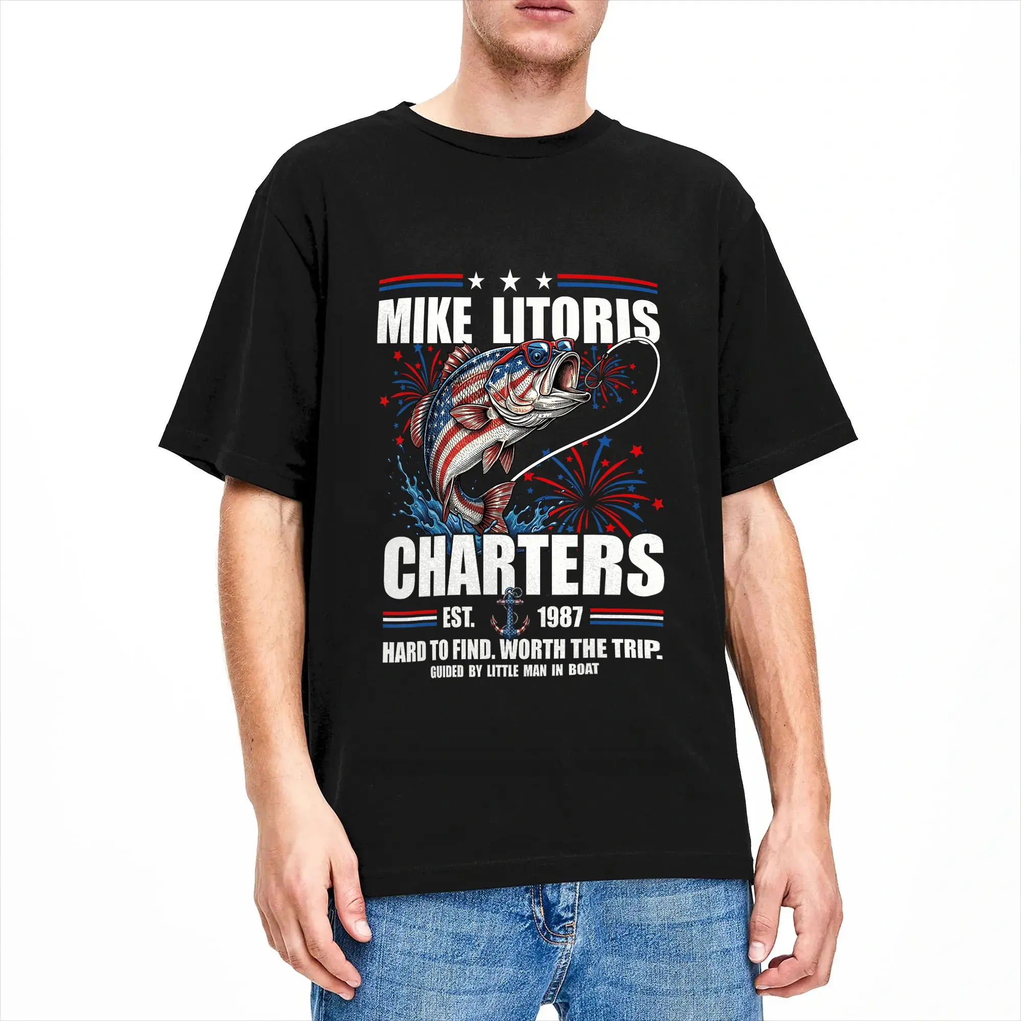 Mike Litoris Funny Adult Humor Innuendo Joke T Shirt Summer  Classic T Shirts Cotton Trending Tshirt For Men Custom Logo Tops