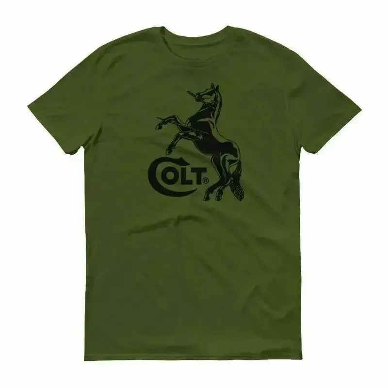 Colt Horse Black Logo T Shirt 2nd Amendment Pro Gun Rights Rifle Pistol New