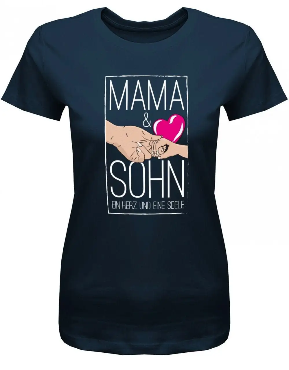 Mama Und Sohn Ein Herz Eine Seele Damen T Shirt