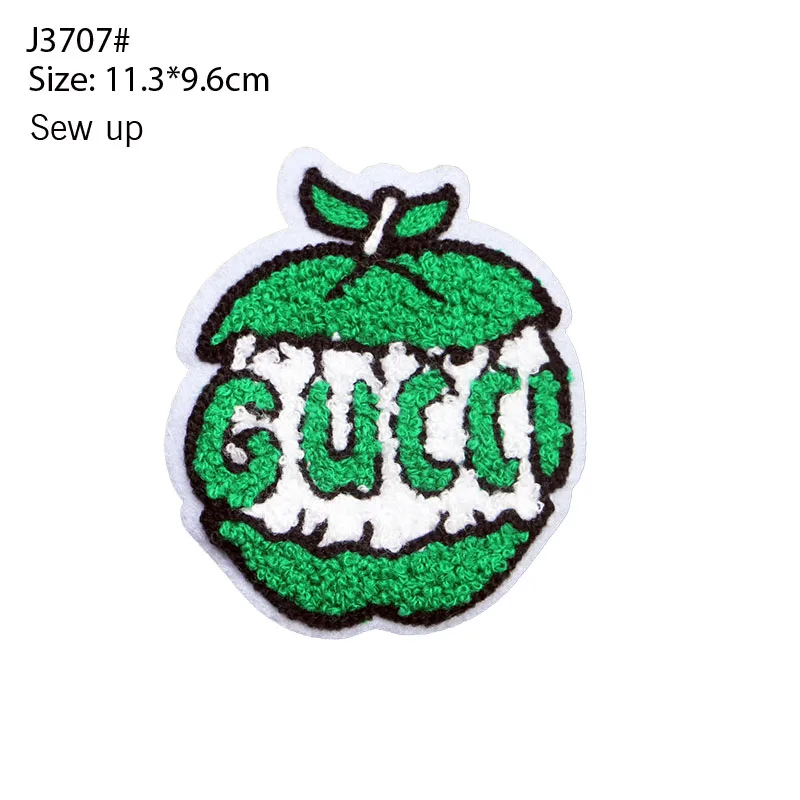 Fashion Cool Towel Sewing Heart Shaped Apple Fireball Wasp DIY Logo Decoration Badge Clothing T-shirt Jacket