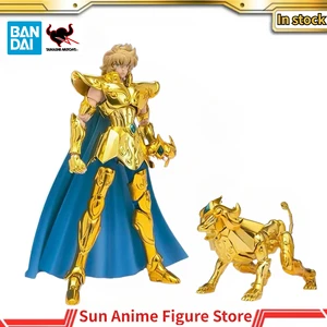 في المخزون الأصلي Bandai Saint Pano Mi Ex Leo Aioria Aoliya 2.0 Anime Action Figure Model Collection لعبة هدية قطعة واحدة أفضل 12 مبيعات لشخصية الأسد - رقم 9
