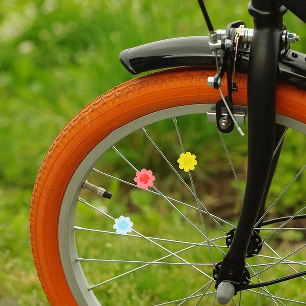 

Bicycle Spoke Beads Glow In The Dark For Mountain Bike Colorful Wheel Decor Spoke Decoration Bike Accessories Cycling