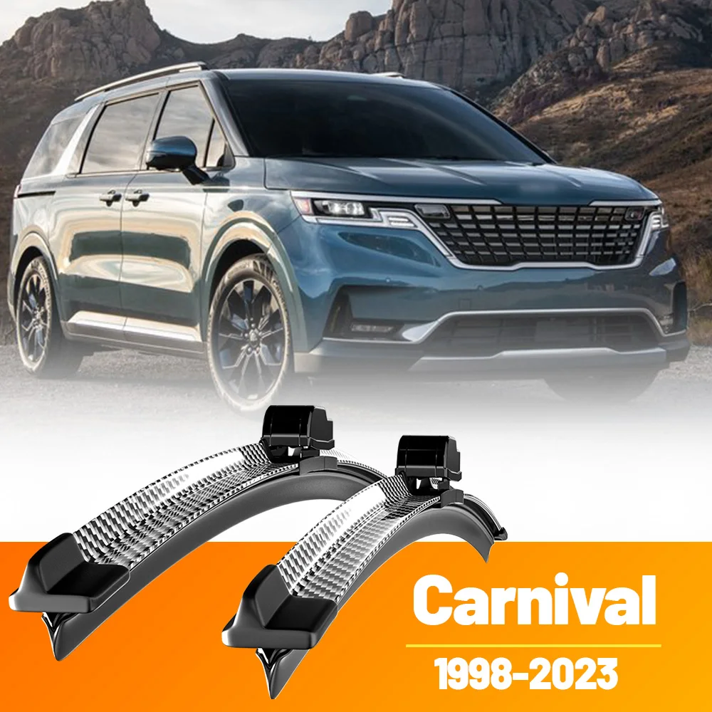 

2 шт. передних дворников из углеродного волокна для Kia Carnival 1998-2023, 2006, 2013, 2014, 2015, 2018, 2020, 2021