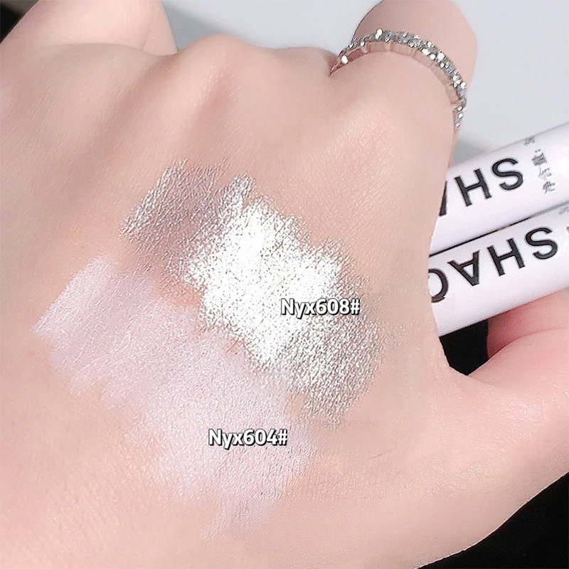 Lying Silkworm Pen Matte Pearlescent Fine Monochrome Brightening Highlight with Flash Eye Shadow Pen Glitter outline Contouring