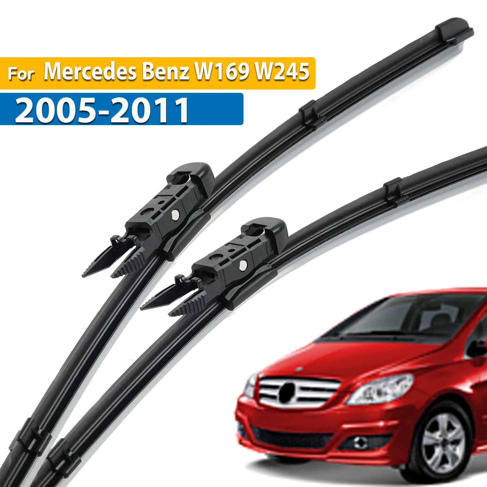 

Erick's Wiper LHD Front Wiper Blades For Mercedes Benz A-Class W169 B-Class W245 Windshield Windscreen Window Brushes 26"+23"