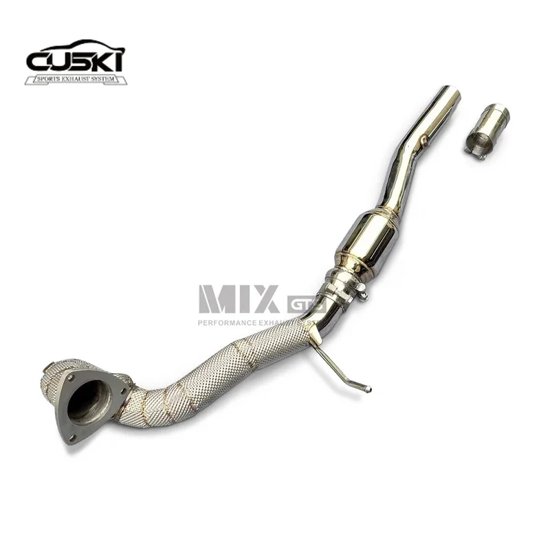 Pertains to 1998-2007 Audi TT MK1 1.8T stainless steel No Cat Downpipe Automotive Exhaust Modification Fittings,Increased power