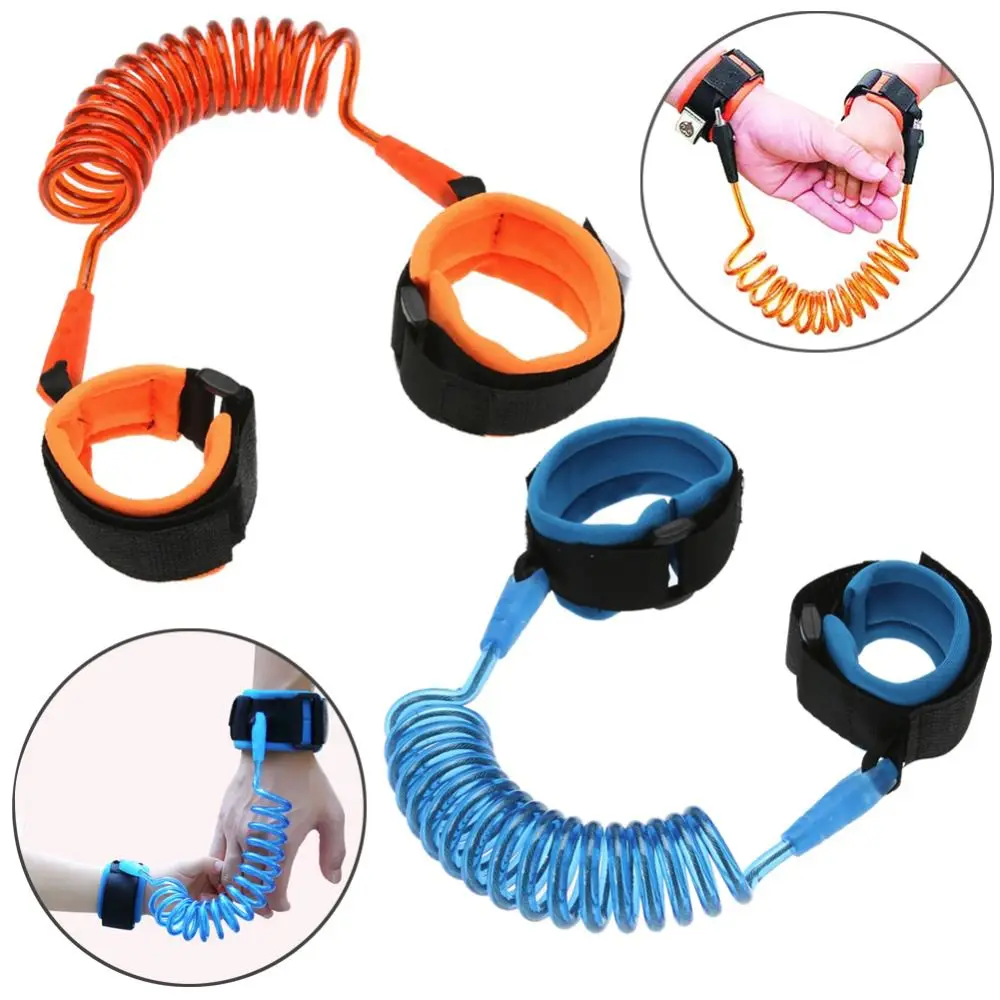 Cotton Cloth Outdoor Activities Accessories Anti-lost Wrist Link Band Baby Traction Rope Baby Walkers Belt Children Harness