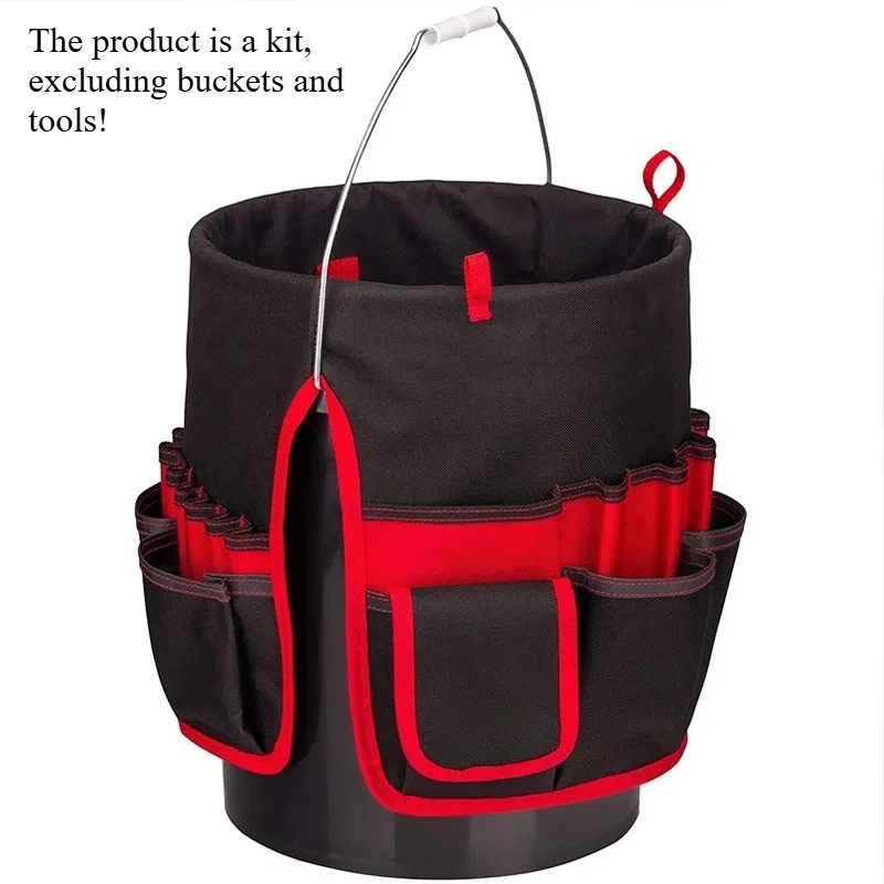 

31X20X23cm Portable Garden Kit DB026 Oxford Cloth Bucket Bag Bucket Kit Fanny Pack
