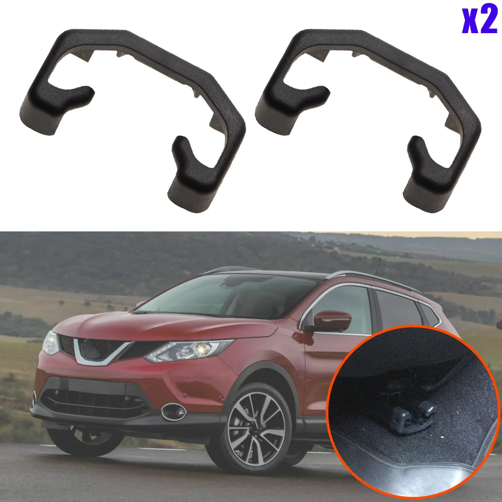 2X Per Nissan Qashqai J11 2013 2014 2015 2016 2017 2018 2019 2020 2021 Seggiolino Auto Scorrevole Rail Cap Copertura Protettiva Clip