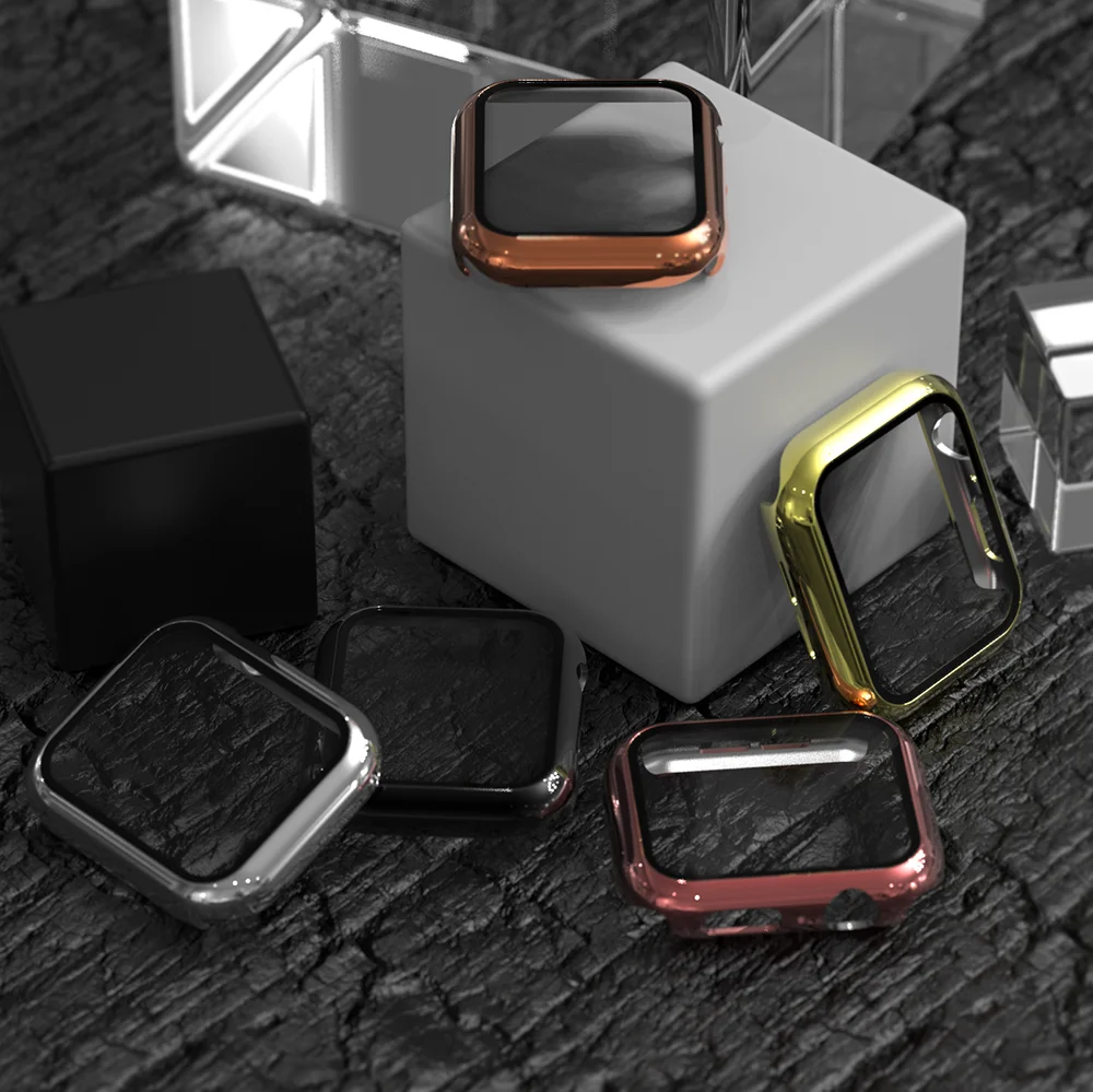 Стекло и крышка для часов Apple Watch, аксессуары для iWatch версии 8, 7, 6, SE, 5, 9, 44 мм, 45 мм, 41 мм, 40 мм, 42 мм, 38 мм