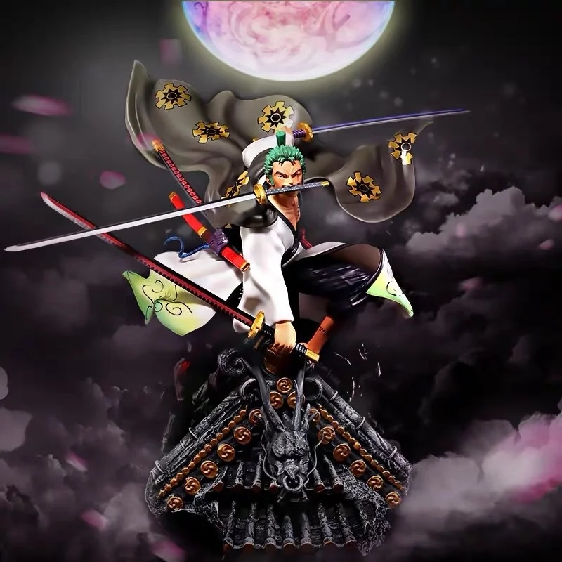 One Piece Anime Character Solon And The Land Of Harmony Roof Solon Kimono Handmade Statue Model Collection Toys Christmas Gifts