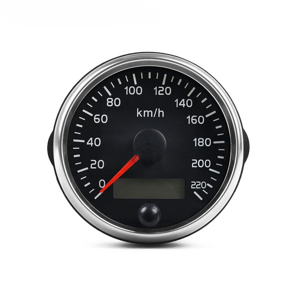 

Car Motorcycle Modification Gauge 85MM Speedometer 2 in 1 LCD Gauge Car Speed Meter 220km/h RPM Tachometer Universal