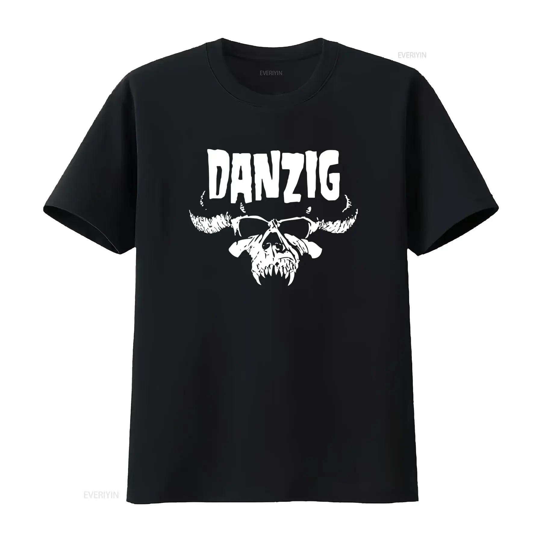 Danzig Progressive Heavy Metal American Music Band T Shirt for Kids vintage Washed Top For Everyday Wear streetwear