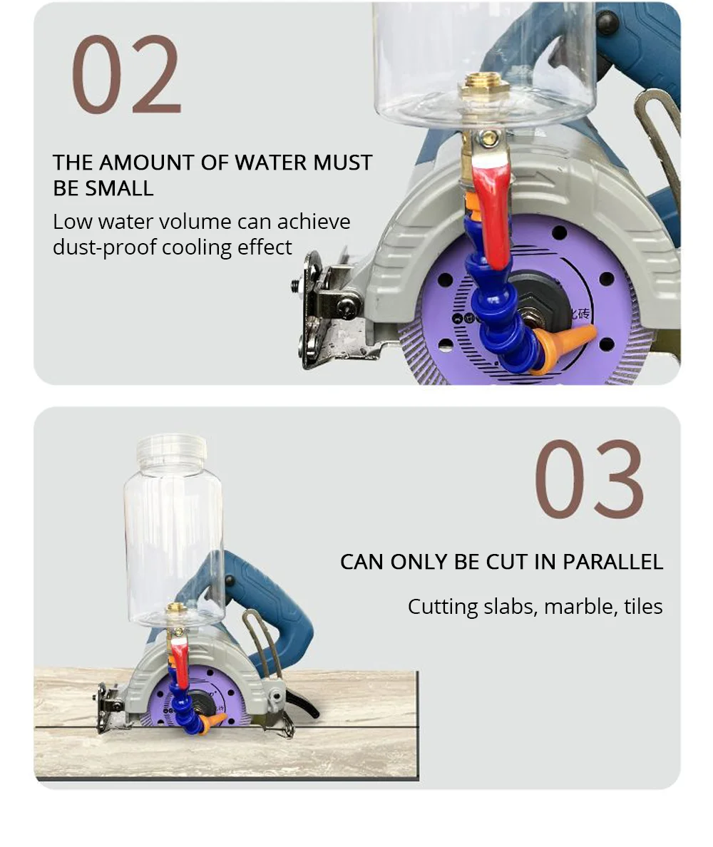 Wassersprühdüse für Schneidemaschine, Winkelschleifer, neues Wasserfüllgerät, Sprinklerdüse, Staubentferner für Marmorfliesen – Detail 3