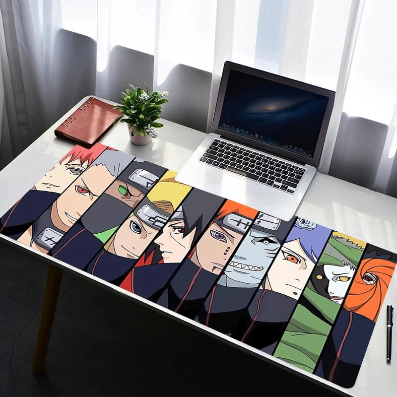 

Mouse Pad PC Non Slip Rubber Mousepad Laptop Gamer Cabinet HD Keyboard Pad Naruto Akatsuki Office Computer Gaming Desk Mouse Mat